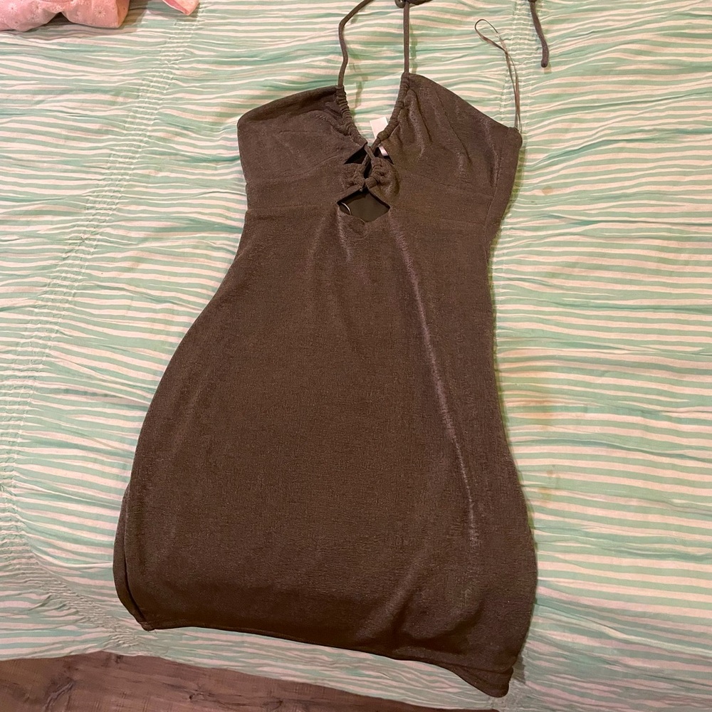 Grey Mini Dress